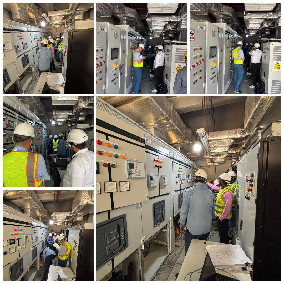 Commissioning of Protection Relays, LV Switch Gear System & Siemens PLC